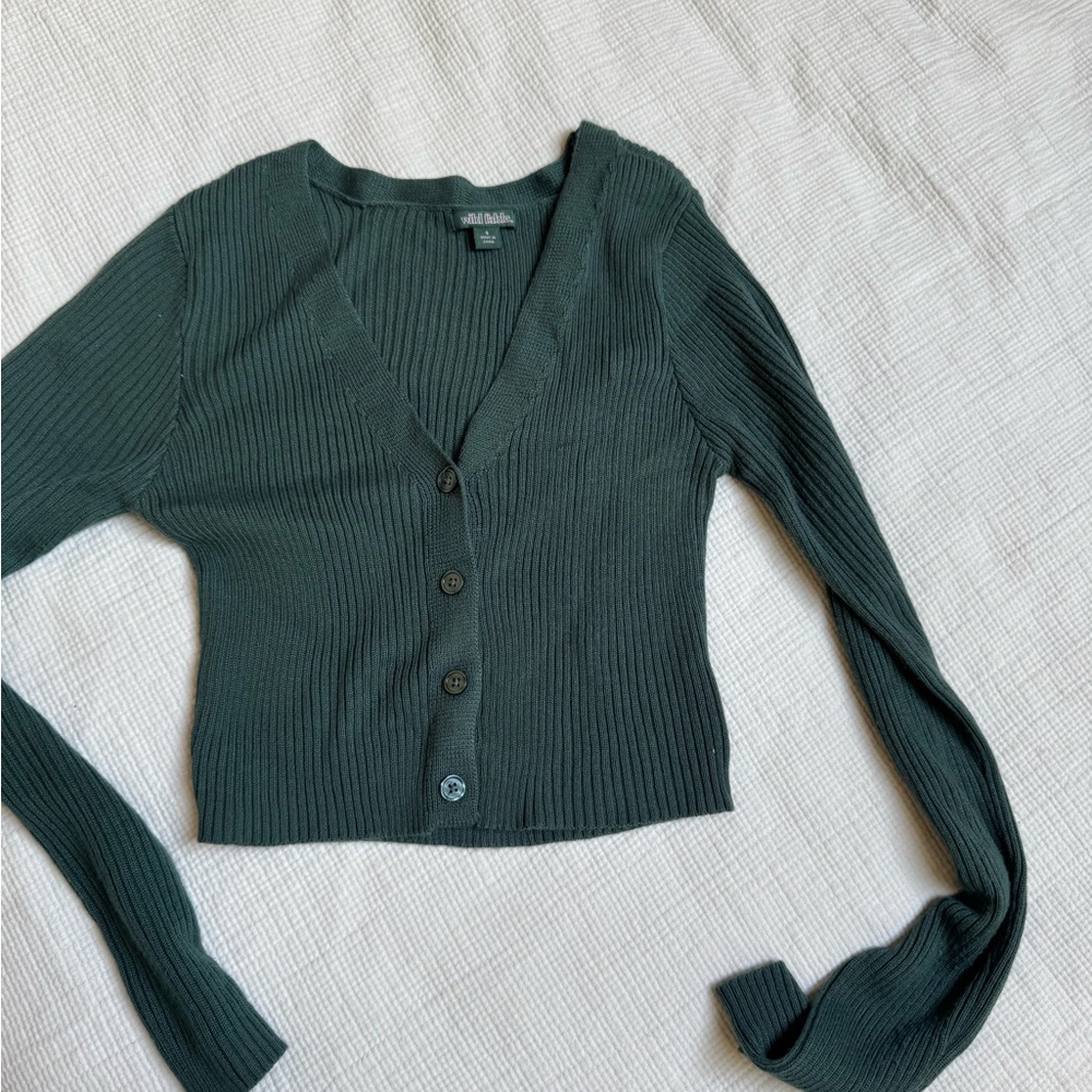 Ribbed Wild Fable Cardigan Size S
